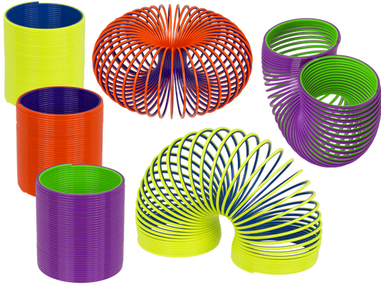 Dsp traploper, tweekleurig. 9 cm. plasti