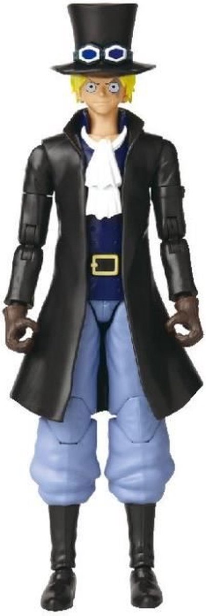 Bandai - anime heroes - one piece - anime heroes figuur 17 cm - sabo action figure - officieel gelicenseerde manga one piece - sabo action figure and collection - speelgoed kinderen 4+ jaar oud - 37009