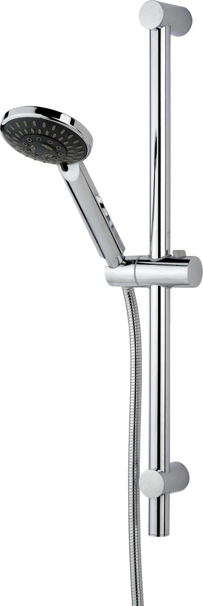 Tiger alicante doucheset - douchekop ø 10 cm - tot 40% waterbesparend - 5 standen - chroom