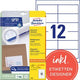 Multifunctionele etiketten avery quickpeel™ 300 stuks