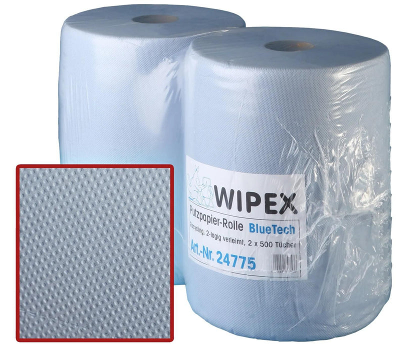 Load image into Gallery viewer, Nordvlies putzpapier bluetech putzpap. bluetech 2-pack blue size 38x38cm

