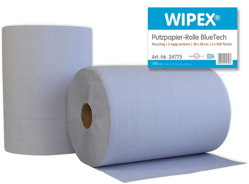 Load image into Gallery viewer, Nordvlies putzpapier bluetech putzpap. bluetech 2-pack blue size 38x38cm
