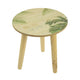 Basic noor living houten bijzettafel nature home 25 cm