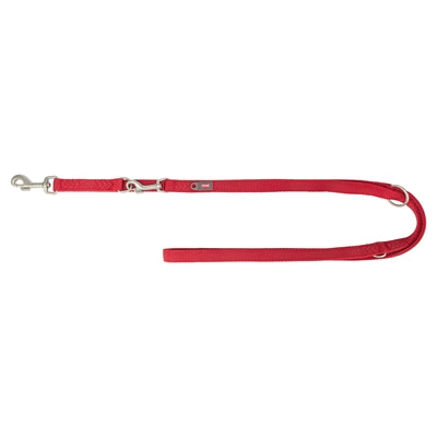 Load image into Gallery viewer, Trixie hondenriem premium verstelbaar tweelaags rood
