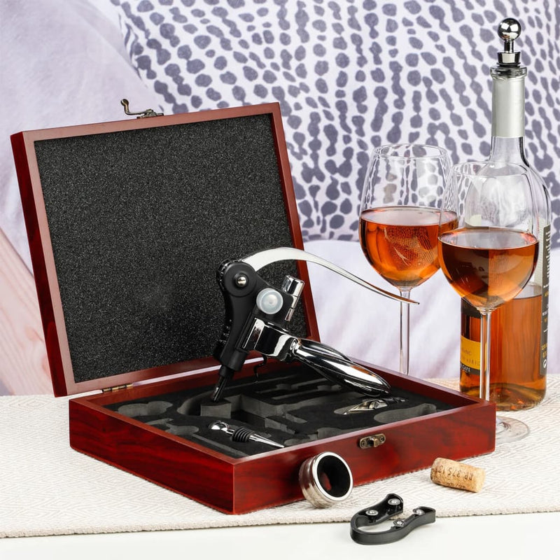 Load image into Gallery viewer, HI HI 10-delige Wijnaccessoiresset met koffer

