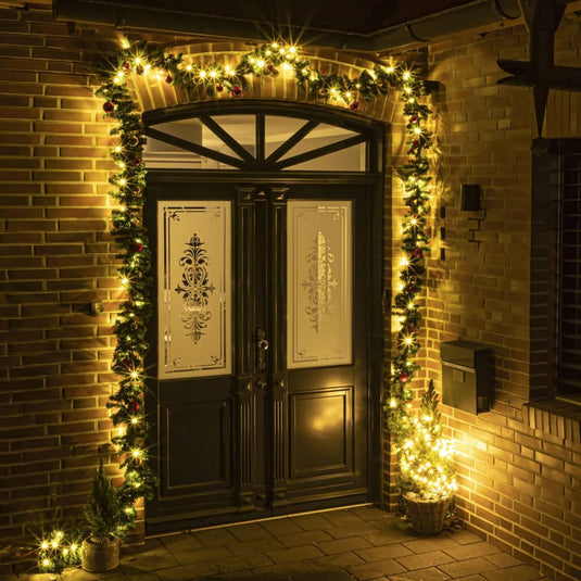 Hi kerstslinger met 80 warmwitte led's 20 m