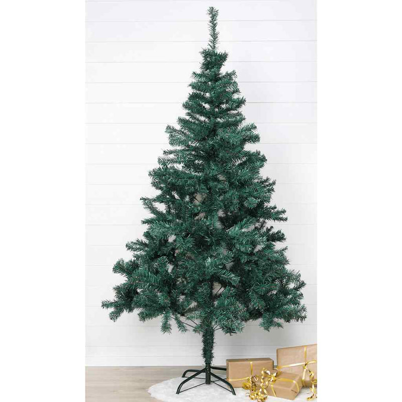 Load image into Gallery viewer, Hi kerstboom met metalen standaard 180 cm groen
