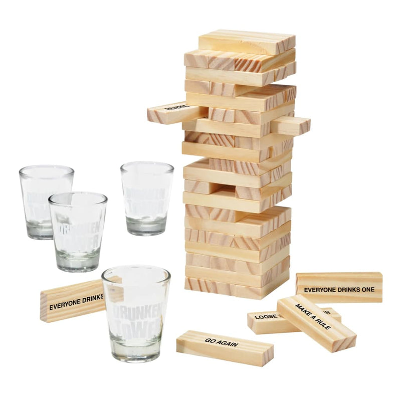 Load image into Gallery viewer, Hi drinkspel houten toren
