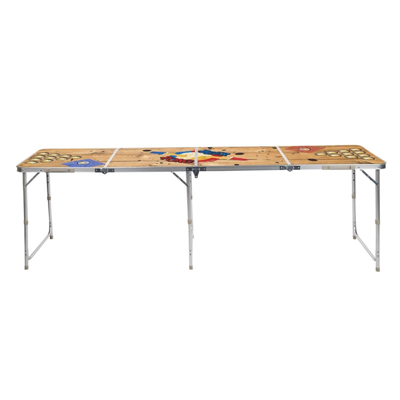 Load image into Gallery viewer, Hi bierpongtafel inklapbaar 240x60x55 cm mdf en aluminium

