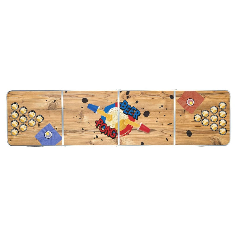 Load image into Gallery viewer, Hi bierpongtafel inklapbaar 240x60x55 cm mdf en aluminium
