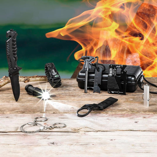 Hi 10-delige survivalset zwart