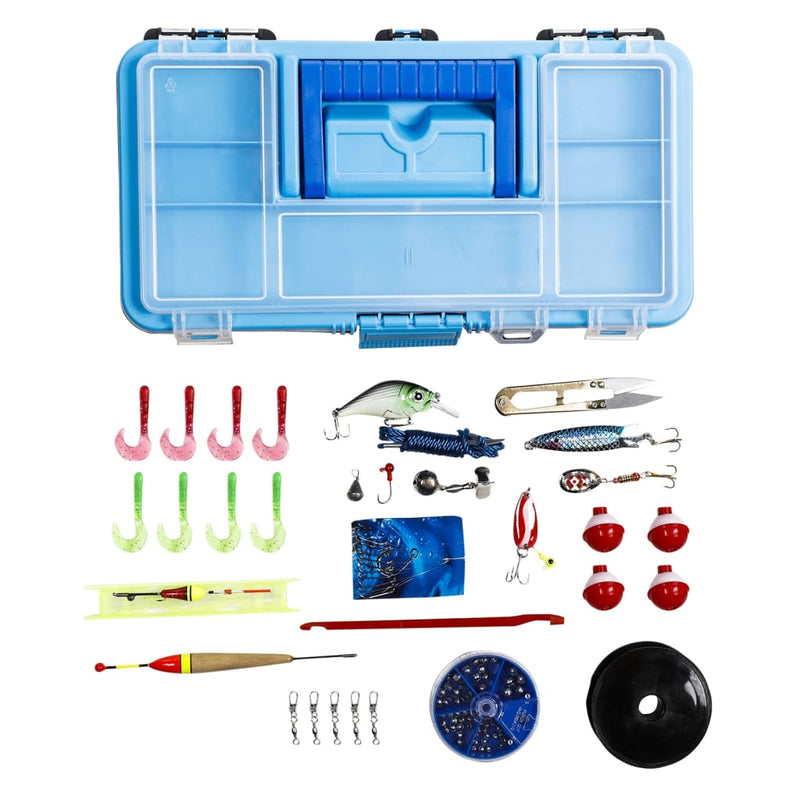 Load image into Gallery viewer, HI HI Viskoffer met handvat 42 st blauw
