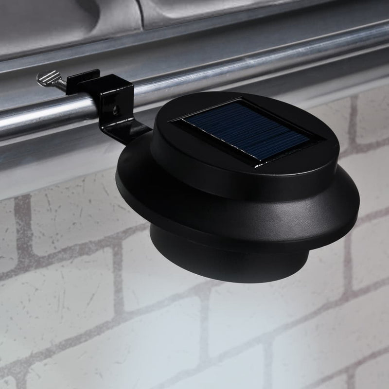 Load image into Gallery viewer, Hi dakgootlamp solar led 2 st zwart
