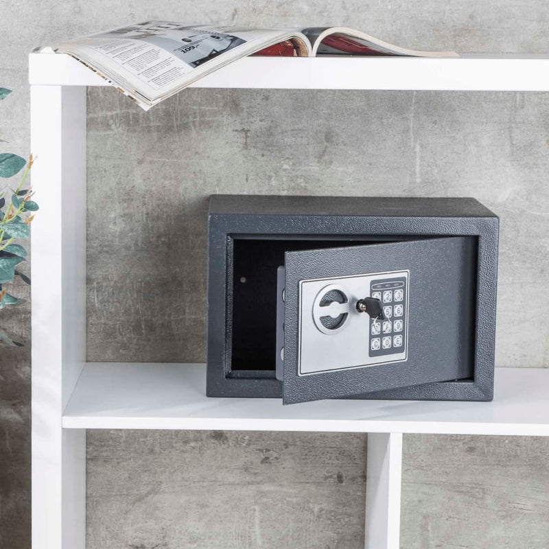 Load image into Gallery viewer, Hi kluis met elektrisch slot 31x20x20 cm donkergrijs
