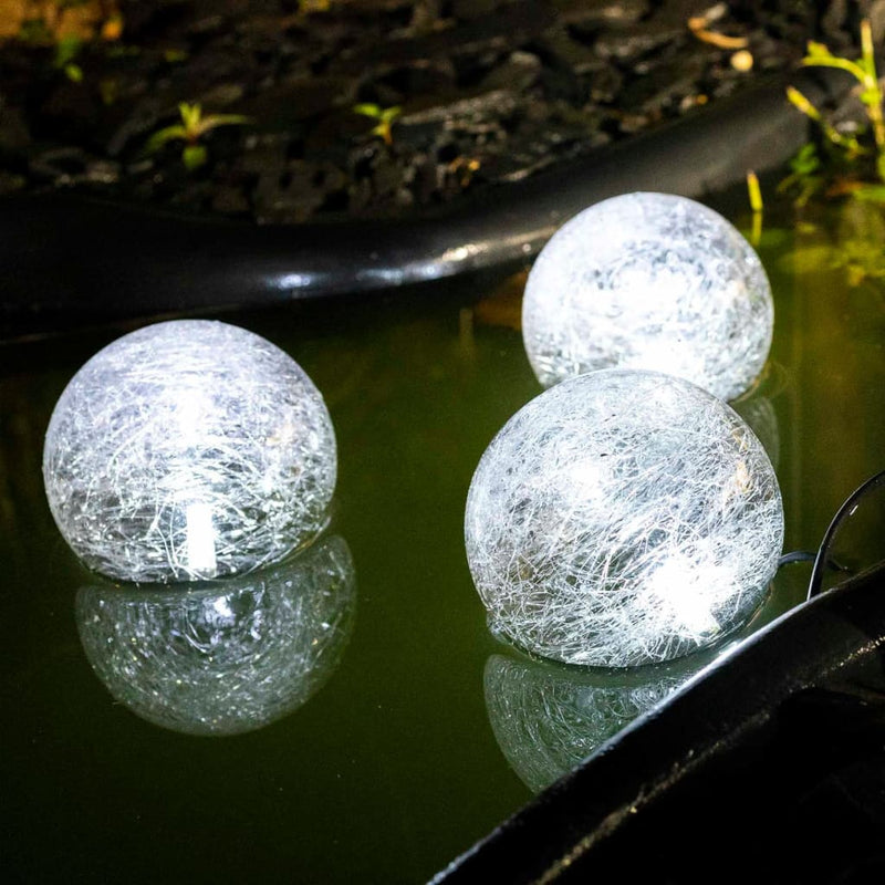 Load image into Gallery viewer, HI HI Vijververlichting solar LED 9 cm
