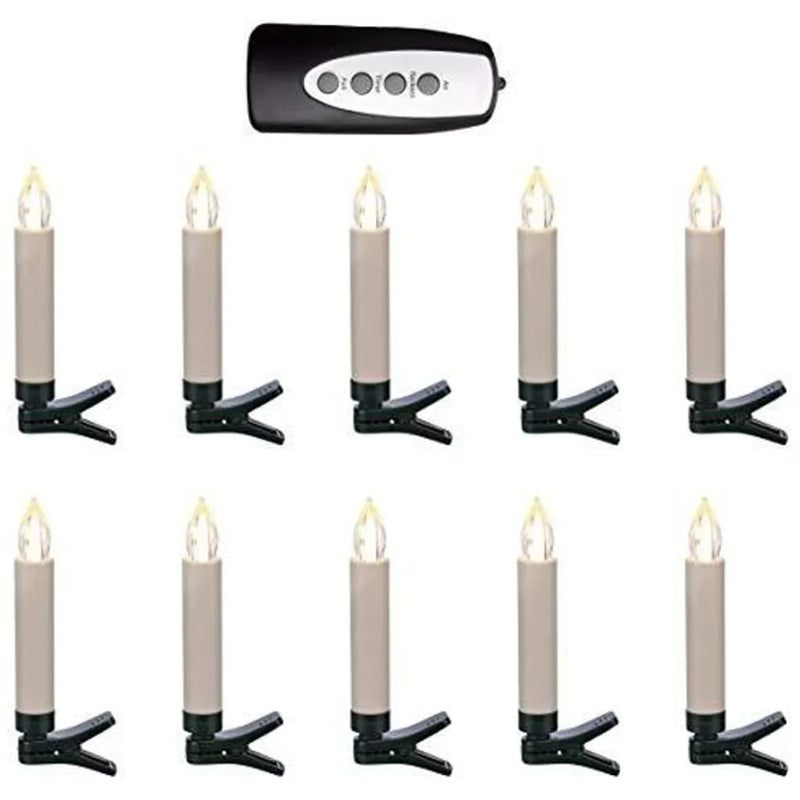 Load image into Gallery viewer, HI HI Minikaarsjes 10 st draadloos LED met afstandsbediening
