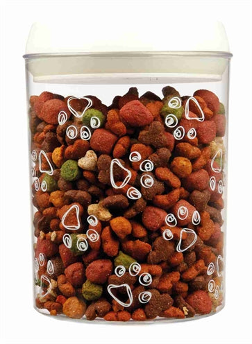 Load image into Gallery viewer, Trixie voorraadpot kunststof transparant wit
