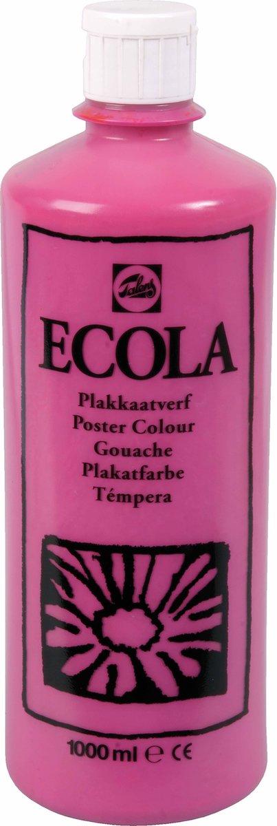 Talens ecola plakkaatverf 359 tyrischroze 1000ml