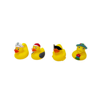 Badeend 10 cm 12 assorti | 12 stuks