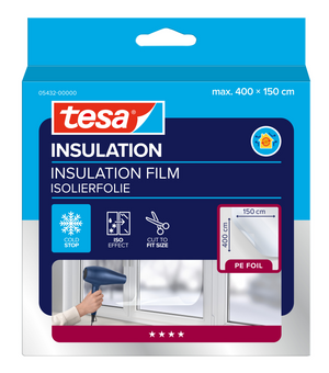 Fx tools tesa moll thermo cover raam isolatiefolie 1,5x4m