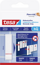 Tesa powerstrips plakhaak tegels metaal 3kg - 6 stuks