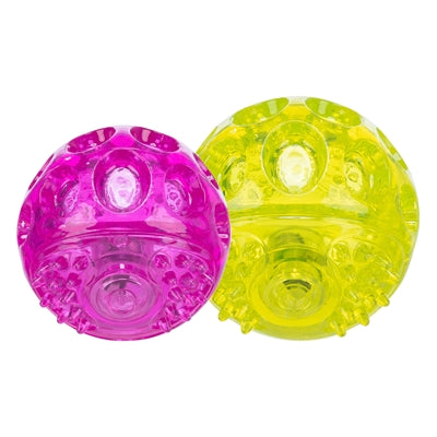 Trixie knipperbal zonder geluid drijvend tpr assorti