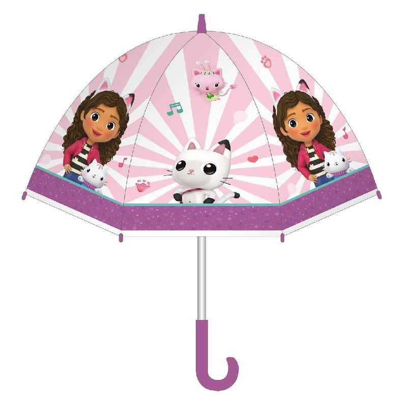 Load image into Gallery viewer, Undercover gabbys dollhouse kinderparaplu 69 cm paars
