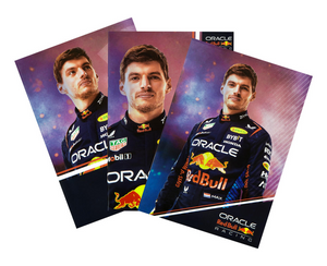 Red bull max verstappen schrift a5 lijn 3 stuks
