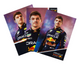 Undercover notitieboeken set red bull racing max verstappen, 3st.