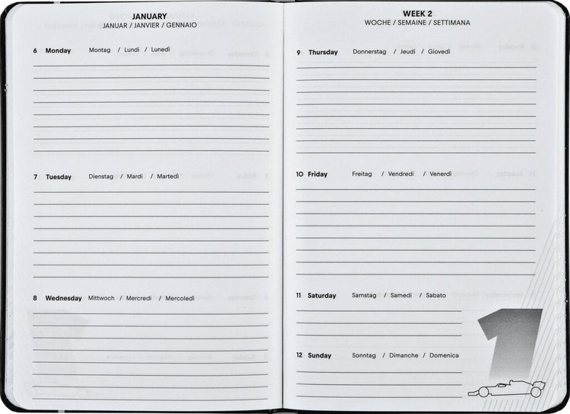 Load image into Gallery viewer, Undercover red bull max verstappen agenda a5
