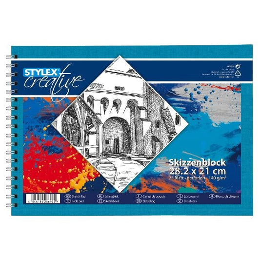 Toppoint schetsboek a4 25vel 140gr