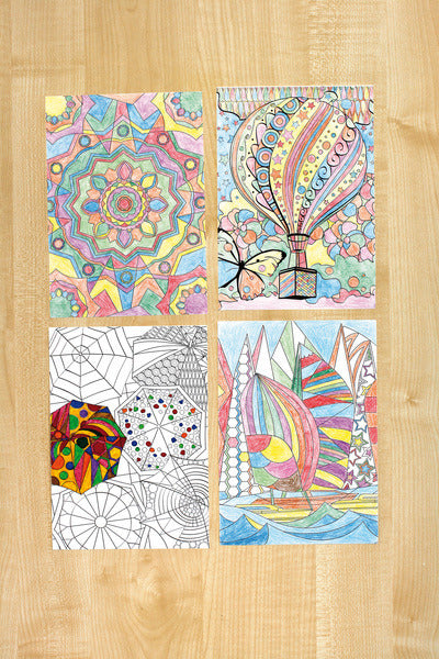 Load image into Gallery viewer, Info notes in-8722-08 creative kleurvel a5 colour relax voor volwassenen
