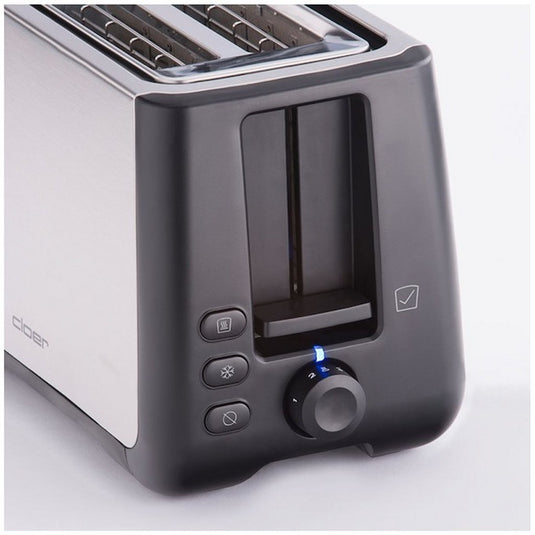 Cloer 3569 king size broodrooster rvs zwart