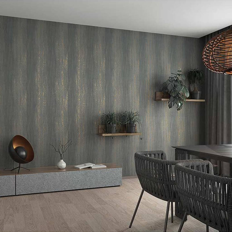 Load image into Gallery viewer, Noordwand behang topchic stripes effect metallic grijs
