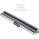 Michelino tochtstrip 96x3 cm foam grijs