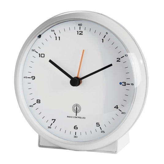 Hama radiogestuurde wekker elegance pro geluidsarm wit