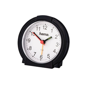 Hama wekker- classic - geluidsarm- zwart wit