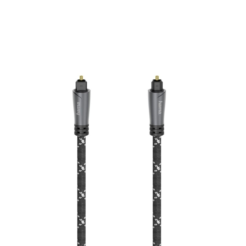 Hama optische audiokabel odt-stekker (toslink) metaal 1,5 m