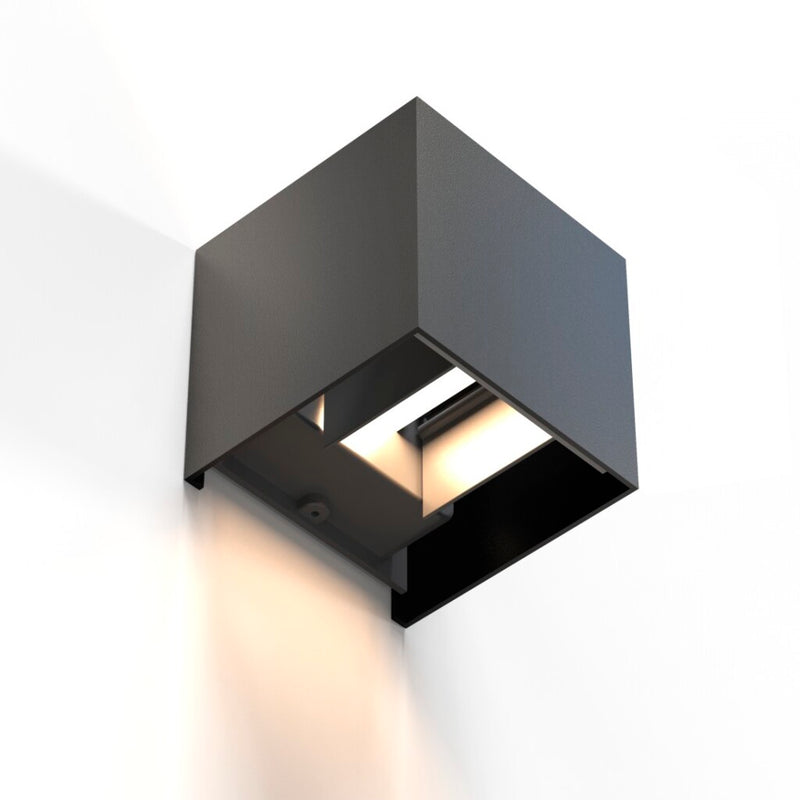 Load image into Gallery viewer, Hama led-wandlamp voor binnen en buiten wifi app- en spraakbesturing zwart
