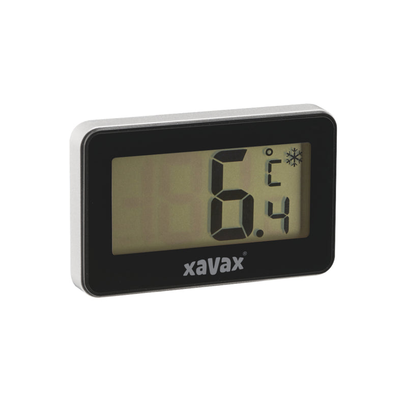 Load image into Gallery viewer, Xavax digitale thermometer voor koelkast vrieskast en vrieskist zwart
