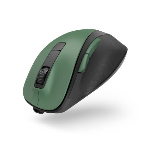 Load image into Gallery viewer, Hama optische draadloze muis 6 knoppen mw-500 recharge accu ergo. bosgroen
