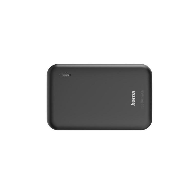 Load image into Gallery viewer, Hama power pack pocket 5 5000mah uitgangen: 2x usb-a antraciet
