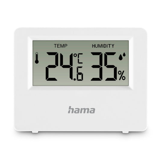 Hama thermometer + hygrometer voor binnen en buiten wit