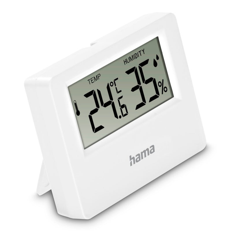 Load image into Gallery viewer, Hama thermometer + hygrometer voor binnen en buiten wit
