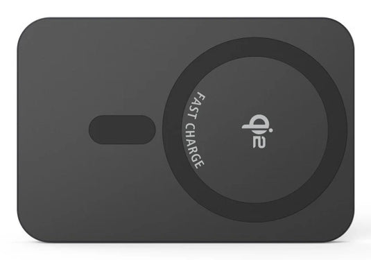 Hama qi2 wireless power pack 10000mah inductief opladen antraciet