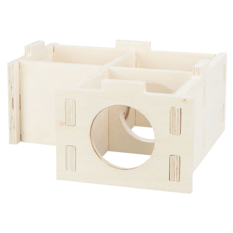 Load image into Gallery viewer, Trixie trixie knaagdierenhuis 3 kamers 25x10x25 cm hout
