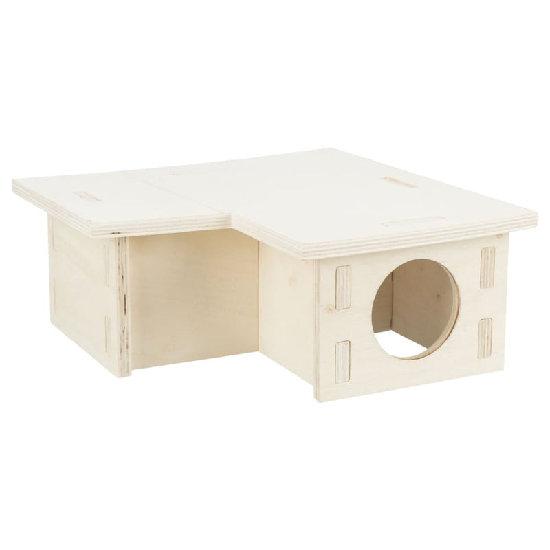 Load image into Gallery viewer, Trixie knaagdierenhuis 3 kamers 30x12x30 cm hout
