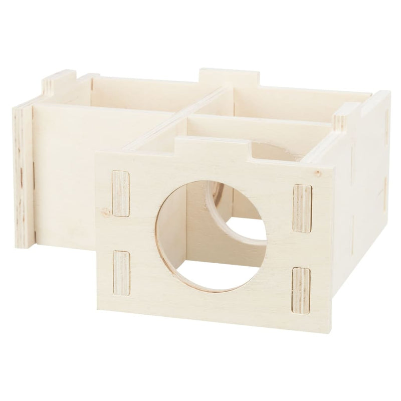 Load image into Gallery viewer, Trixie knaagdierenhuis 3 kamers 30x12x30 cm hout
