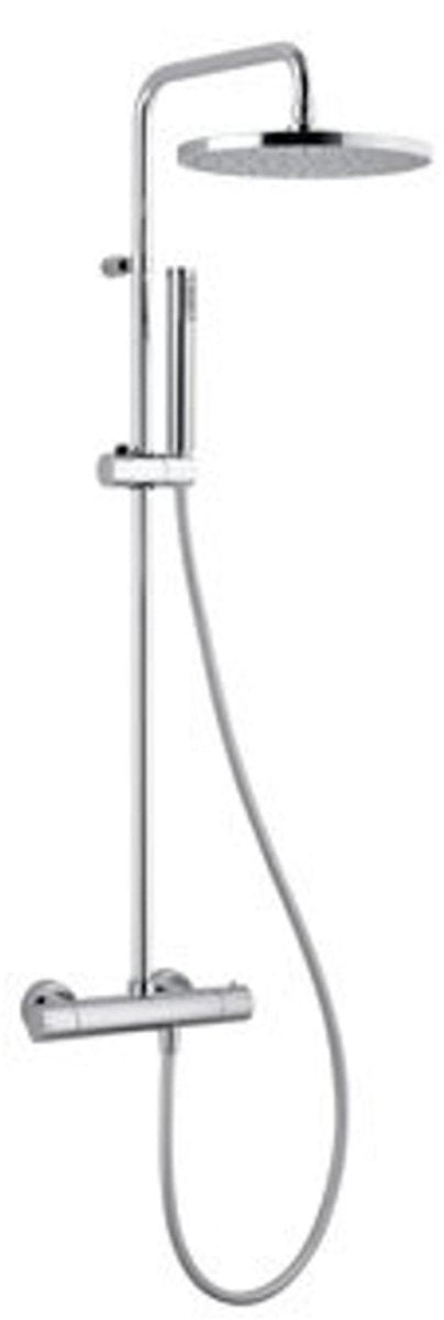 Plieger royal - doucheset met stortdouche ø25cm + handdouche - thermostatisch - chroom