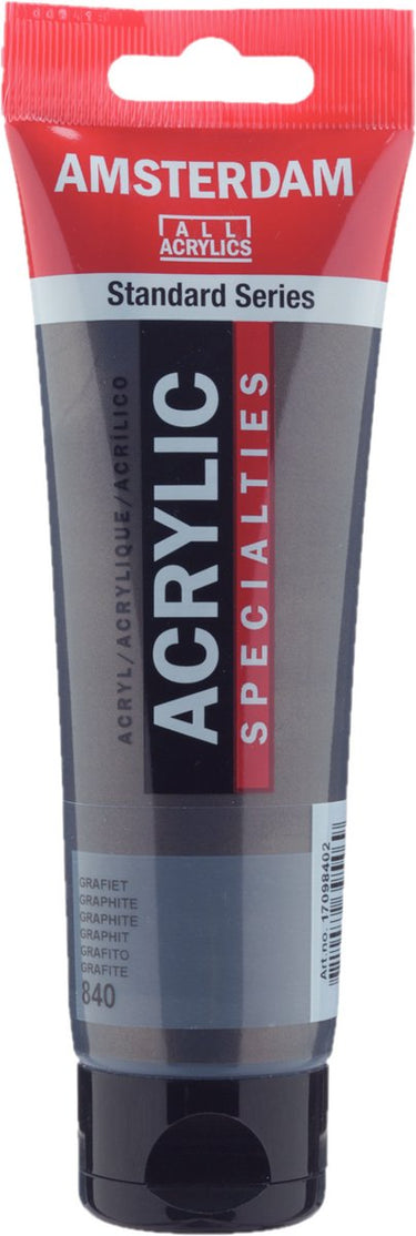 Amsterdam standard series acrylverf tube 120 ml grafiet 840